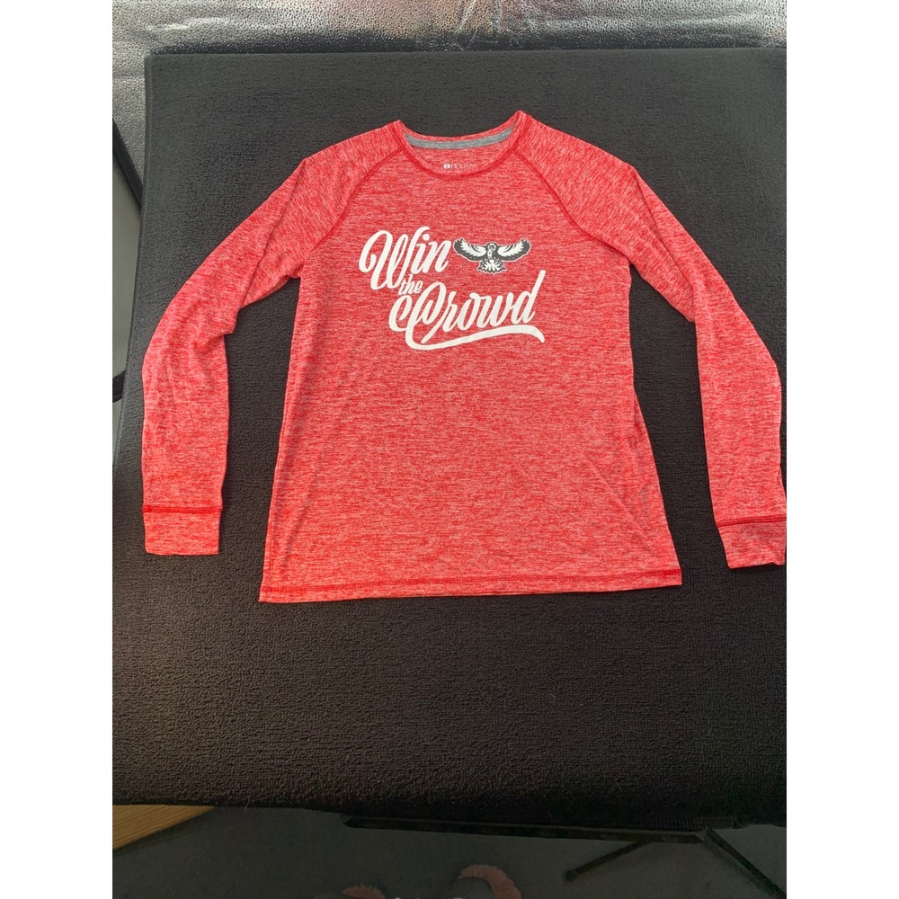 Holloway Ladies Electrify 2.0 Shirt Long Sleeve Red Heather Athletic Fit‎ Small